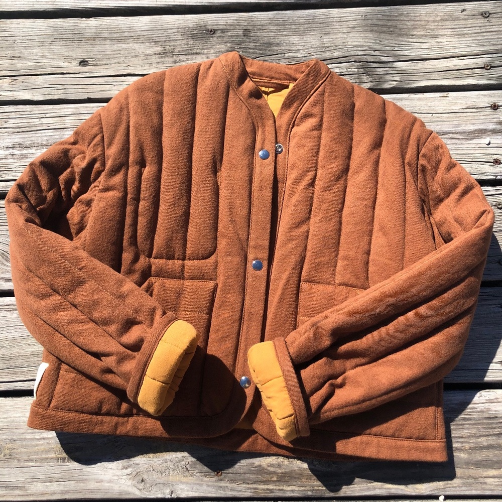 KORDAL REVERSIBLE QUILTED JACKET - CLOVE